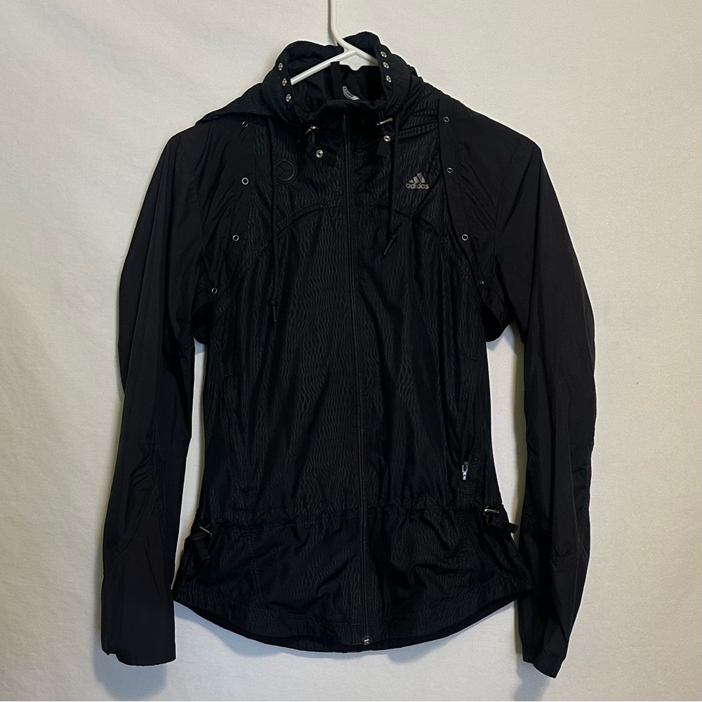 Adidas ClimaProof Convertible Jacket /Vest – Size Small – Black Reflective